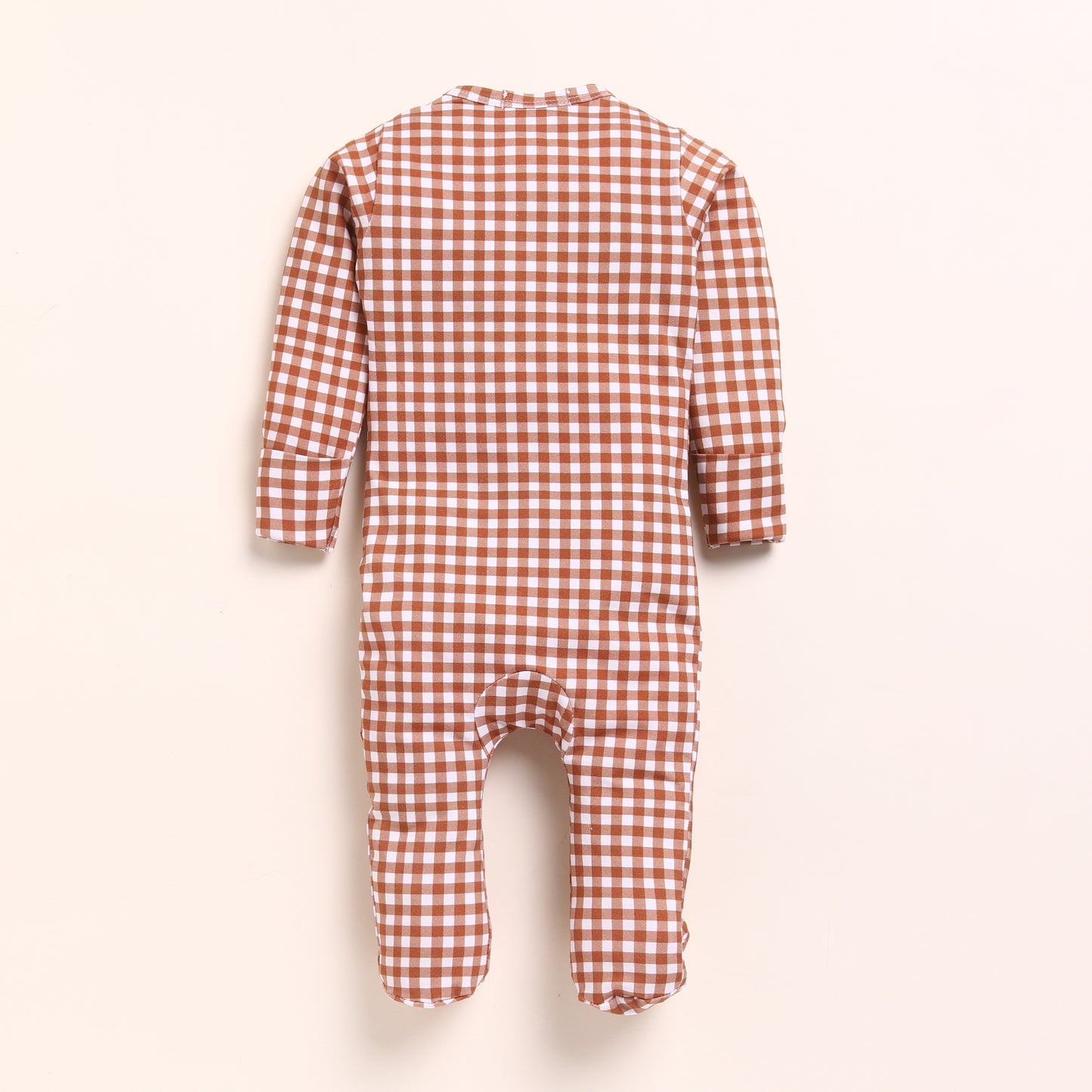 Ginger + Ginger Gingham Organic Zipsuits Pack Of 2
