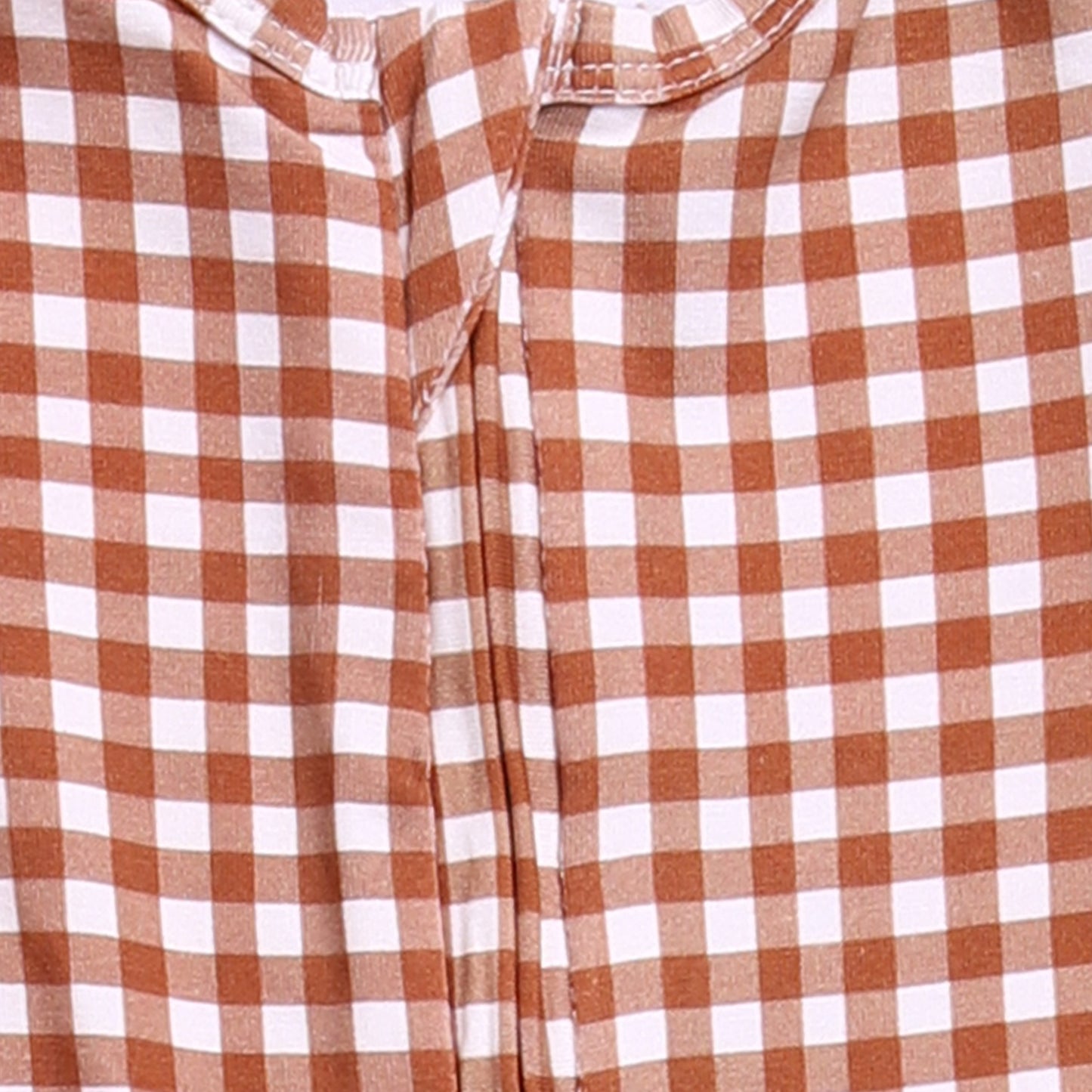 Ginger + Ginger Gingham Organic Zipsuits Pack Of 2