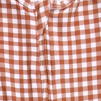 Load image into Gallery viewer, Ginger + Ginger Gingham Organic Zipsuits Pack Of 2
