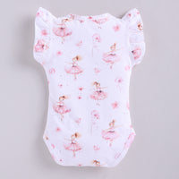 Load image into Gallery viewer, Short Sleeve Frill Bodysuit - Belle (Ballerina)
