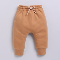 Load image into Gallery viewer, Buy biscuit color organic fleece Sweatshirt &amp; jogger set for your 3 months to 5 years baby - CotandCandyBaby
