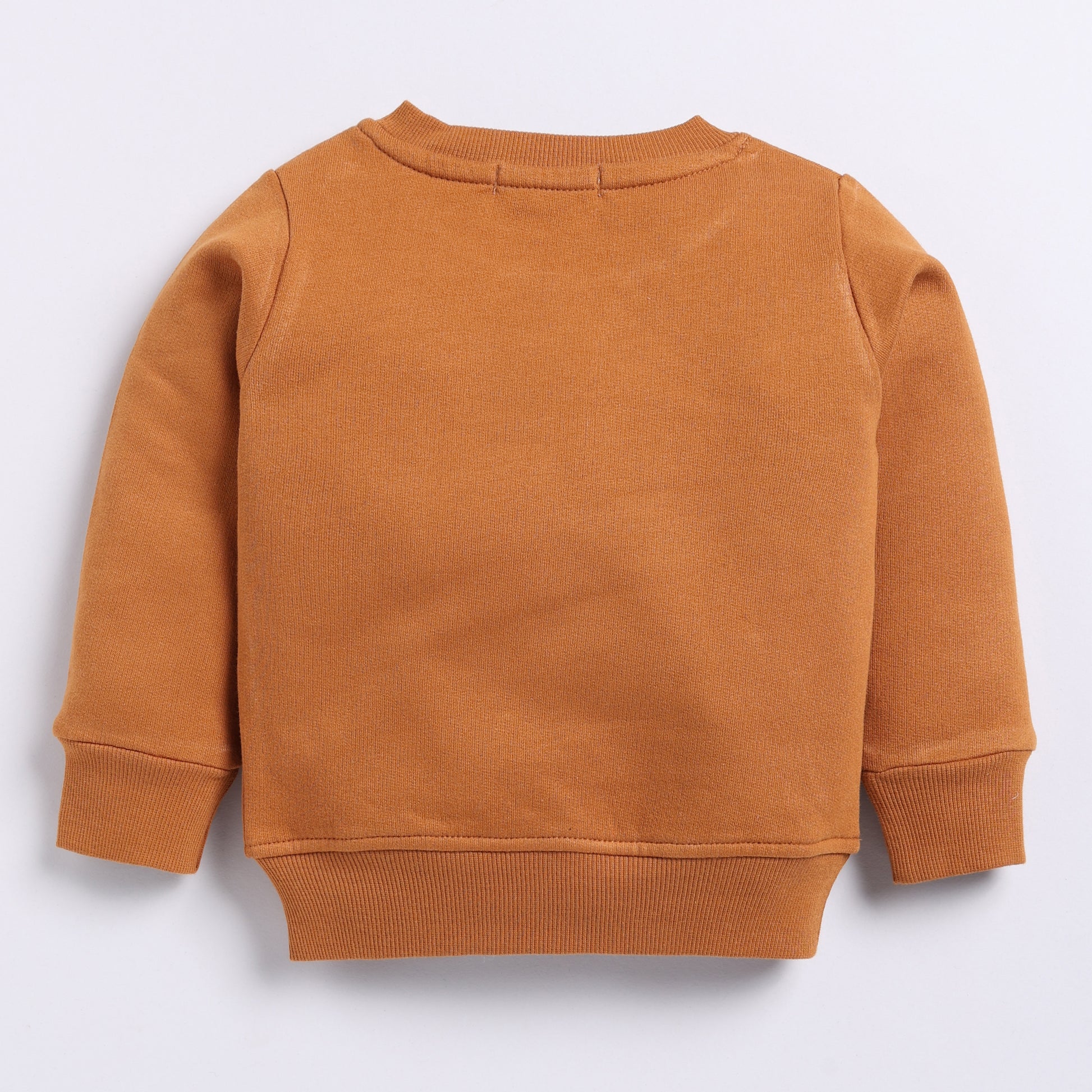 Order pumpkin spice color organic fleece oversized sweatshirt for your 2-3 years baby - CotandCandyBaby
