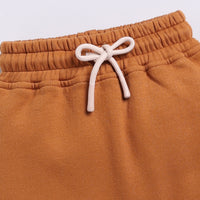 Load image into Gallery viewer, Order pumpkin spice color organic fleece Sweatshirt &amp; jogger set for your 3 months to 5 years baby - CotandCandyBaby
