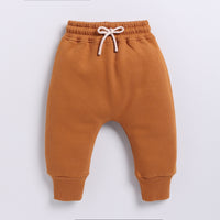 Load image into Gallery viewer, Buy pumpkin spice color organic fleece Sweatshirt &amp; jogger set for your 3 months to 5 years baby - CotandCandyBaby
