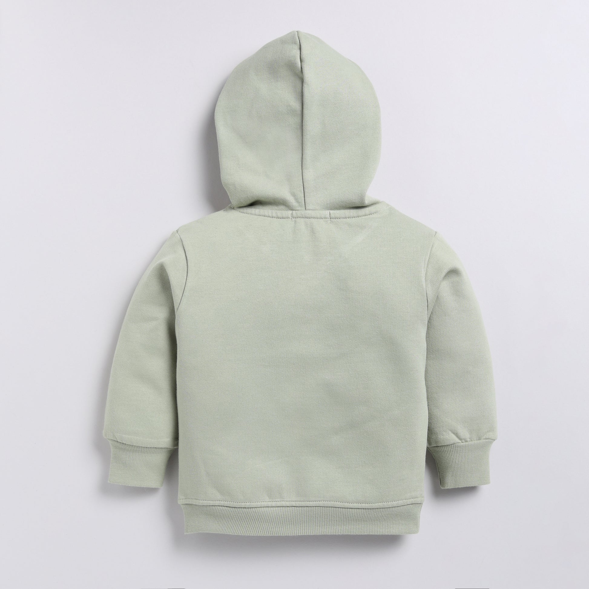 Buy tea color organic fleece hoodie & jogger set online for your 3-4 years baby - CotandCandyBaby