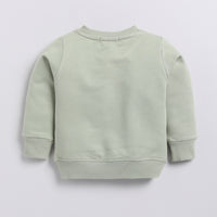 Load image into Gallery viewer, Find tea color organic fleece Sweatshirt &amp; jogger set for your 18-24 months baby - CotandCandyBaby
