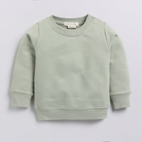 Load image into Gallery viewer, Order tea color organic fleece Sweatshirt &amp; jogger set for your 2-3 years baby - CotandCandyBaby
