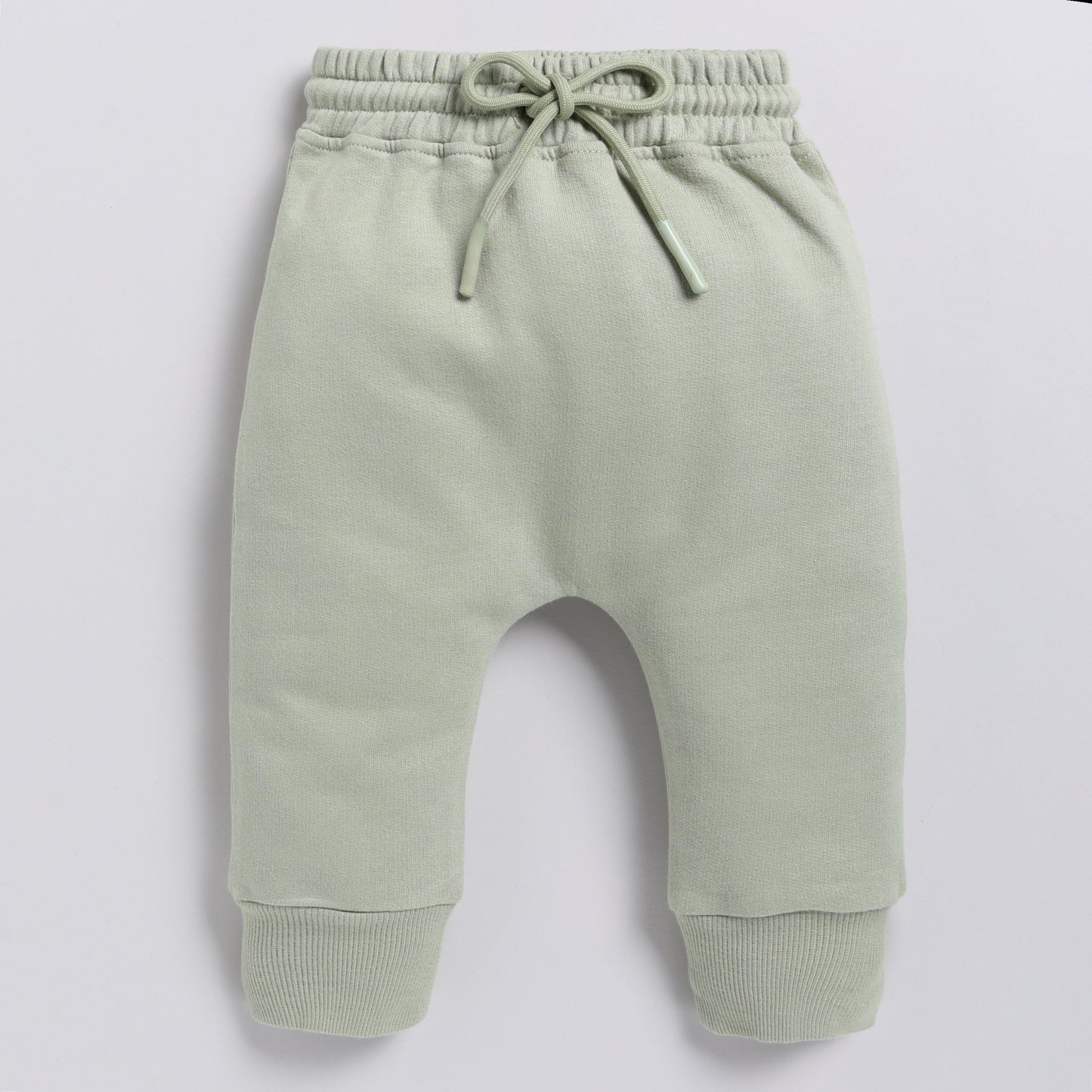 Shop tea color organic fleece hoodie & jogger set online for your 4-5 years baby - CotandCandyBaby