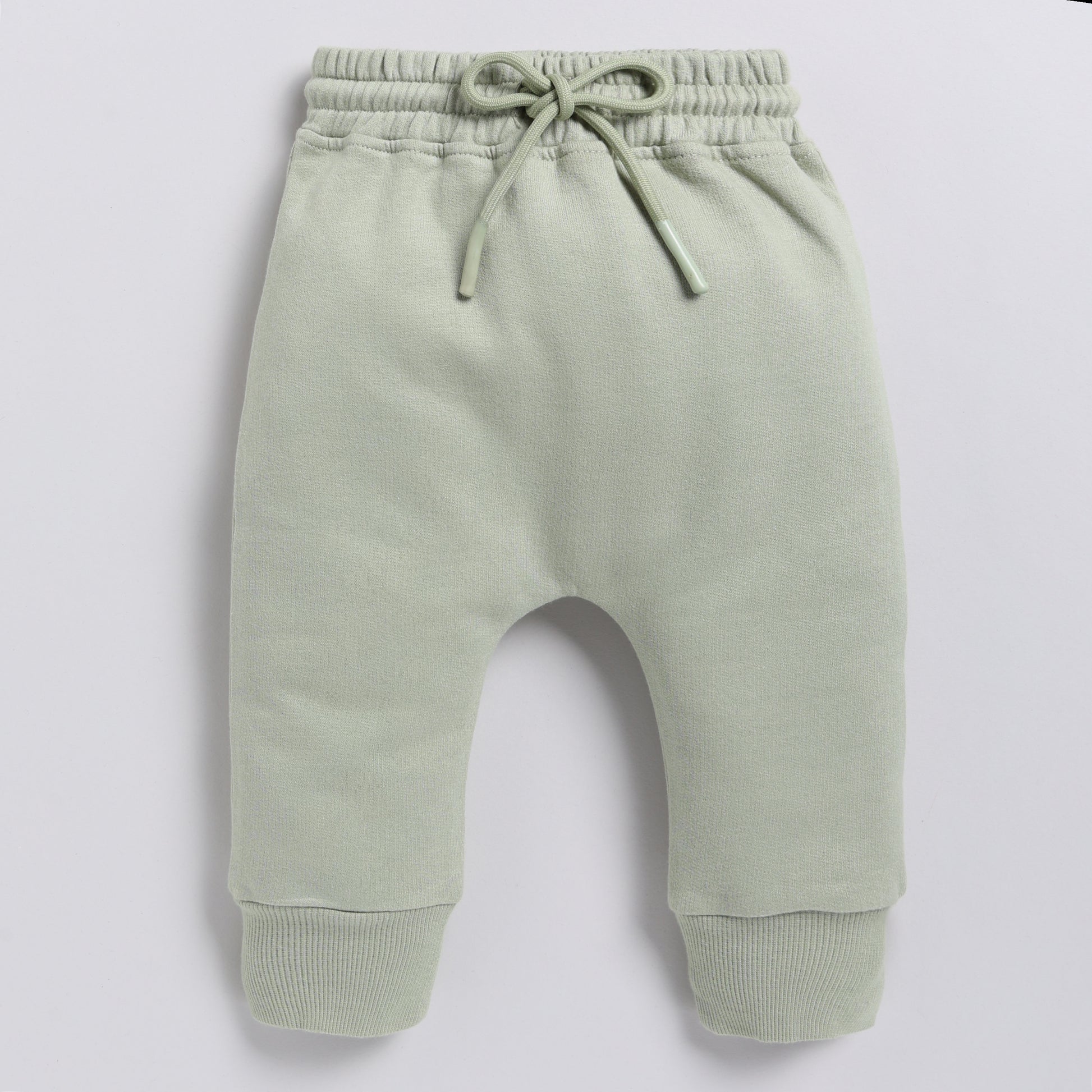 Shop tea color organic fleece hoodie & jogger set online for your 4-5 years baby - CotandCandyBaby