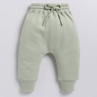 Load image into Gallery viewer, Buy tea color organic fleece relaxed jogger online for your 3-4 years baby - CotandCandyBaby
