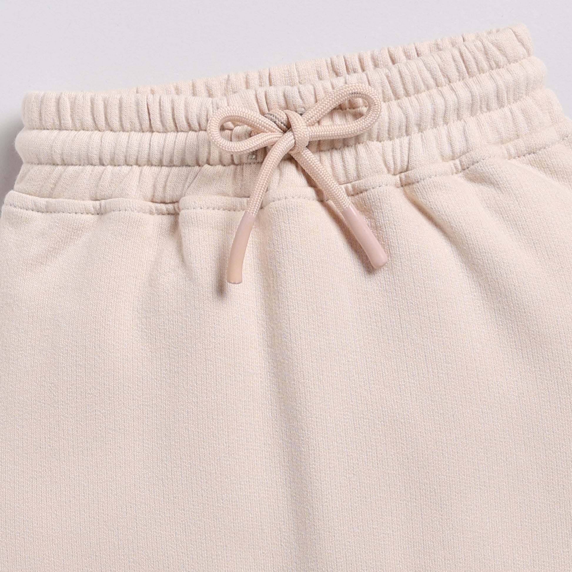 Order almond color organic fleece Sweatshirt & jogger set for your 2-3 years baby - CotandCandyBaby