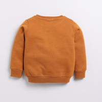 Load image into Gallery viewer, Purchase pumpkin spice color organic fleece Sweatshirt &amp; jogger set for your 3 months to 5 years baby - CotandCandyBaby
