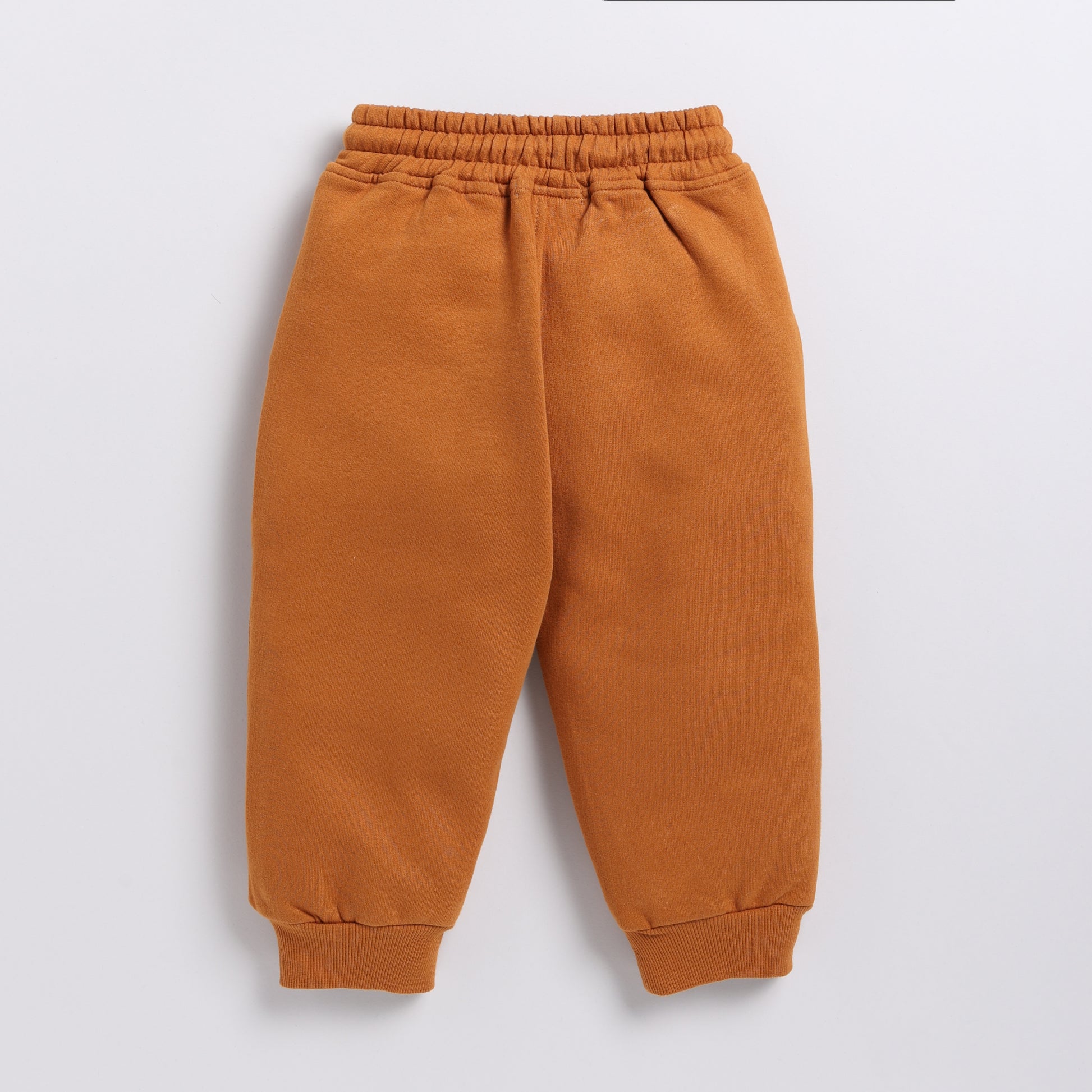 Order pumpkin spice color organic fleece hoodie & jogger set for your 3 months to 5 years baby - CotandCandyBaby