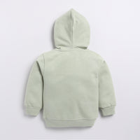 Load image into Gallery viewer, Buy tea color organic fleece oversized hoodie online for your 3-4 years baby - CotandCandyBaby
