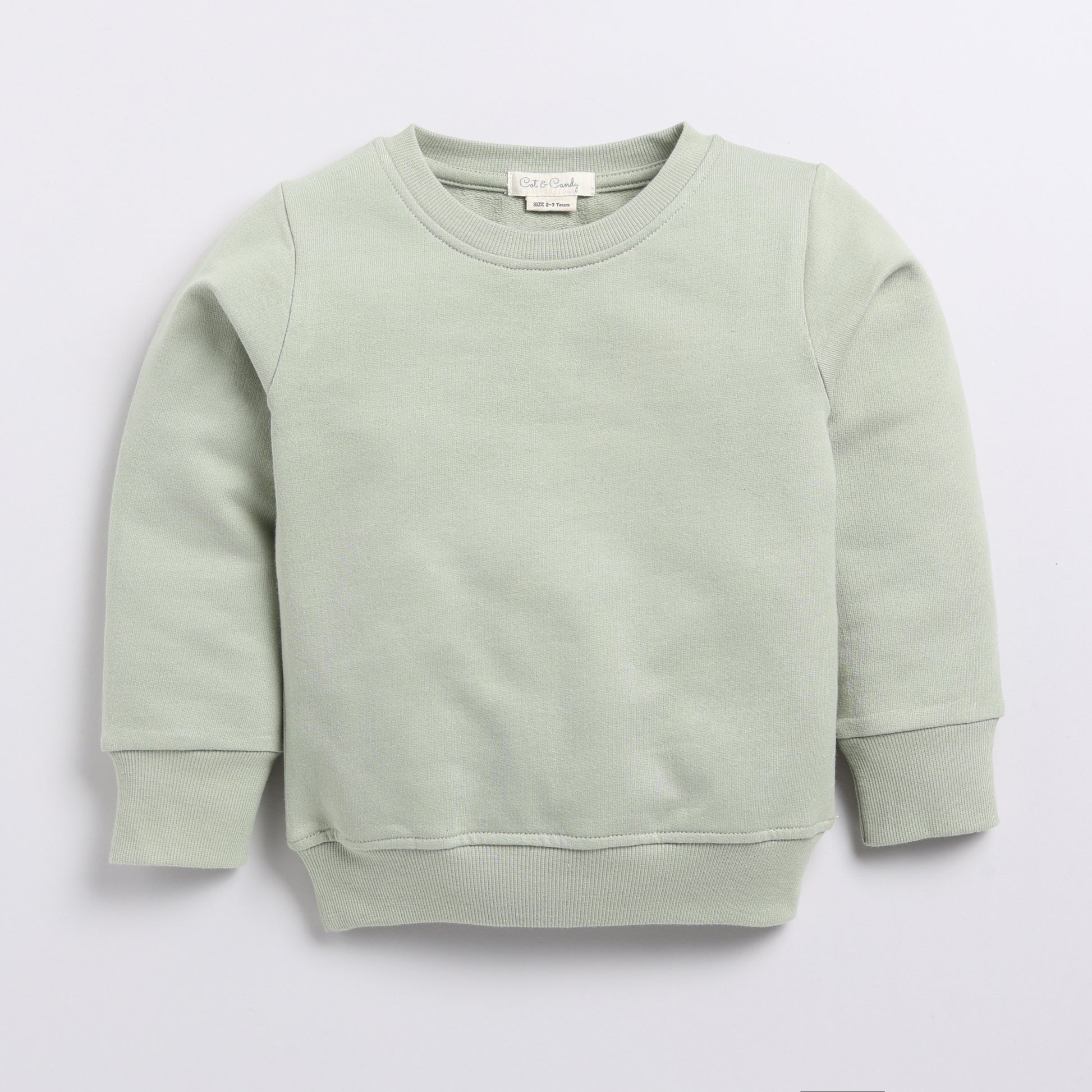 Find tea color organic fleece Sweatshirt & jogger set for your 3 months to 5 years baby - CotandCandyBaby