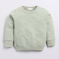 Load image into Gallery viewer, Buy tea color organic fleece oversized sweatshirt online for your 3-4 years baby - CotandCandyBaby
