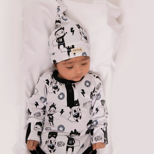 Superhero Collection Organic Long Sleeve Bodysuit