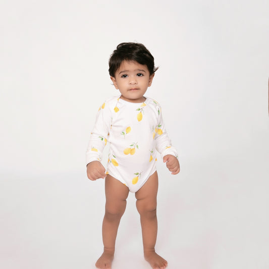 Lemon Love Collection Organic Long Sleeve Bodysuit