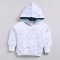 Load image into Gallery viewer, Shop Constellation Bear Organic Fleece Over Size Hoodie for your 6-12 months baby - CotandCandyBaby
