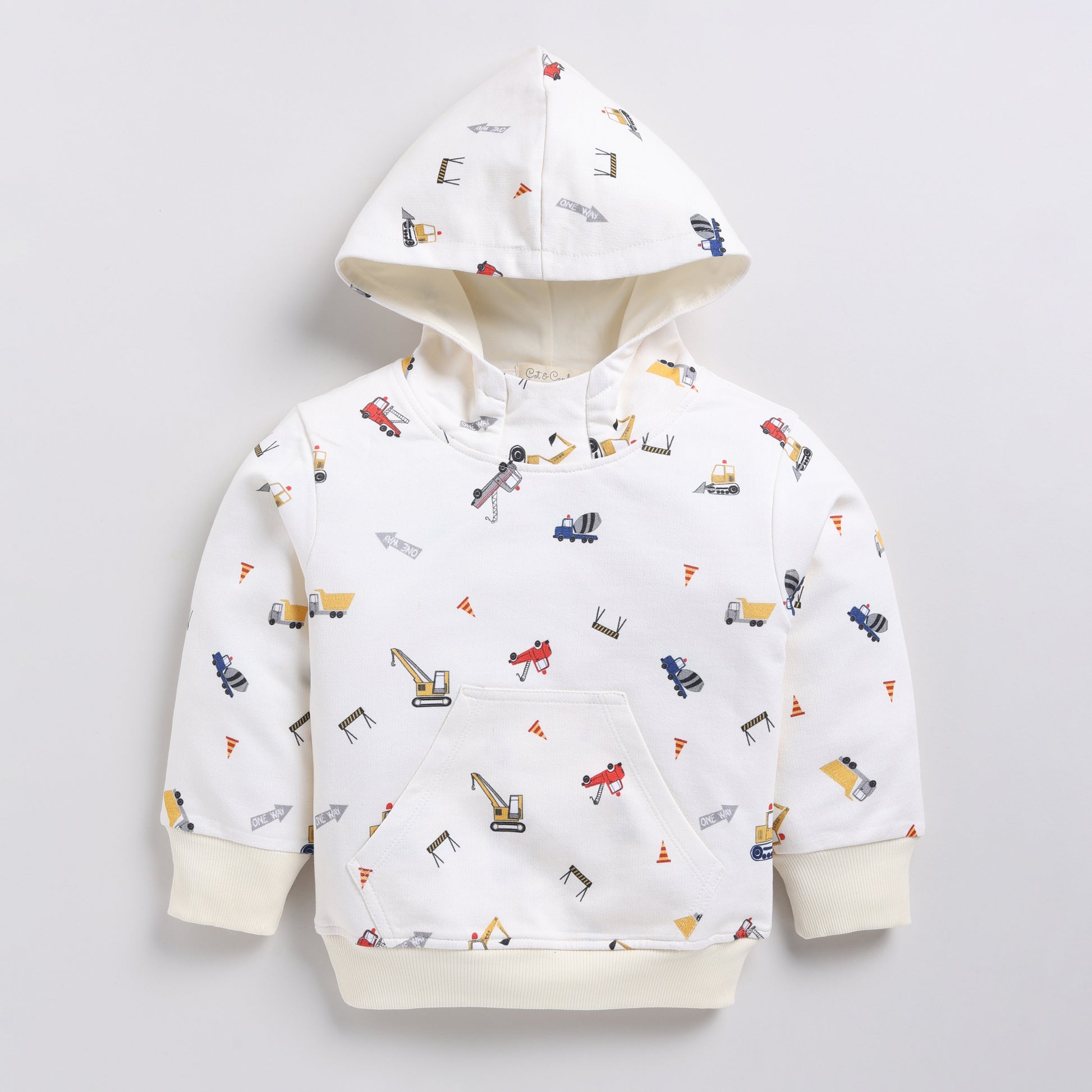 Buy Construction Organic Fleece Hoodie 