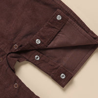 Load image into Gallery viewer, Brown Organic Corduroy Dungree
