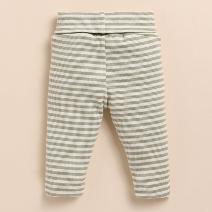 Dewkist Stripe Organic Drawstring Pant for 0-3 months baby