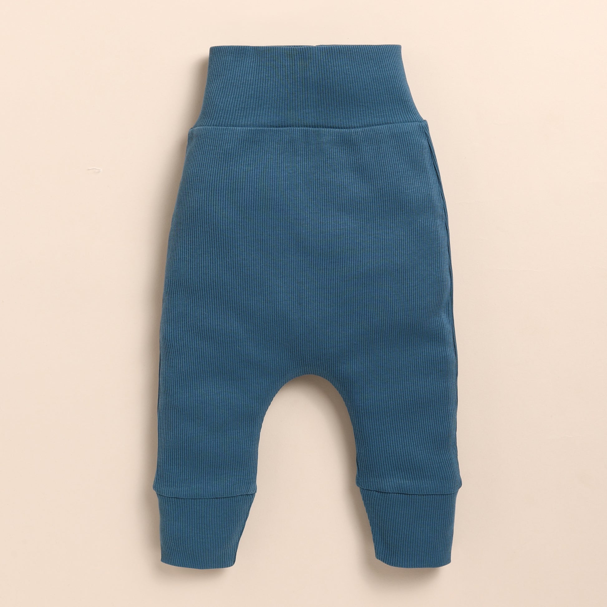 Denim Organic drawstring legging for newborn baby