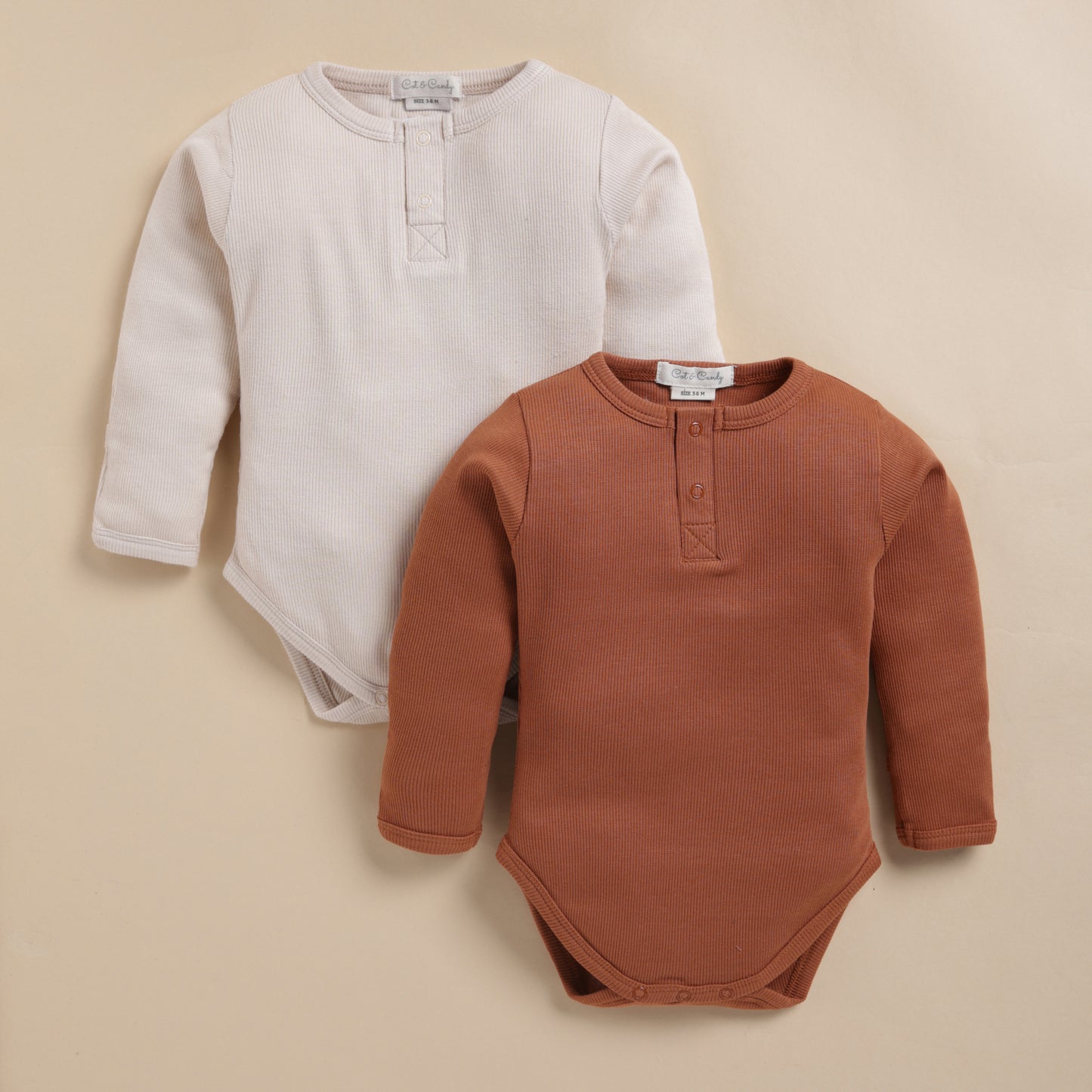 Oatmeal + Ginger Organic Long Sleeve Bodysuit