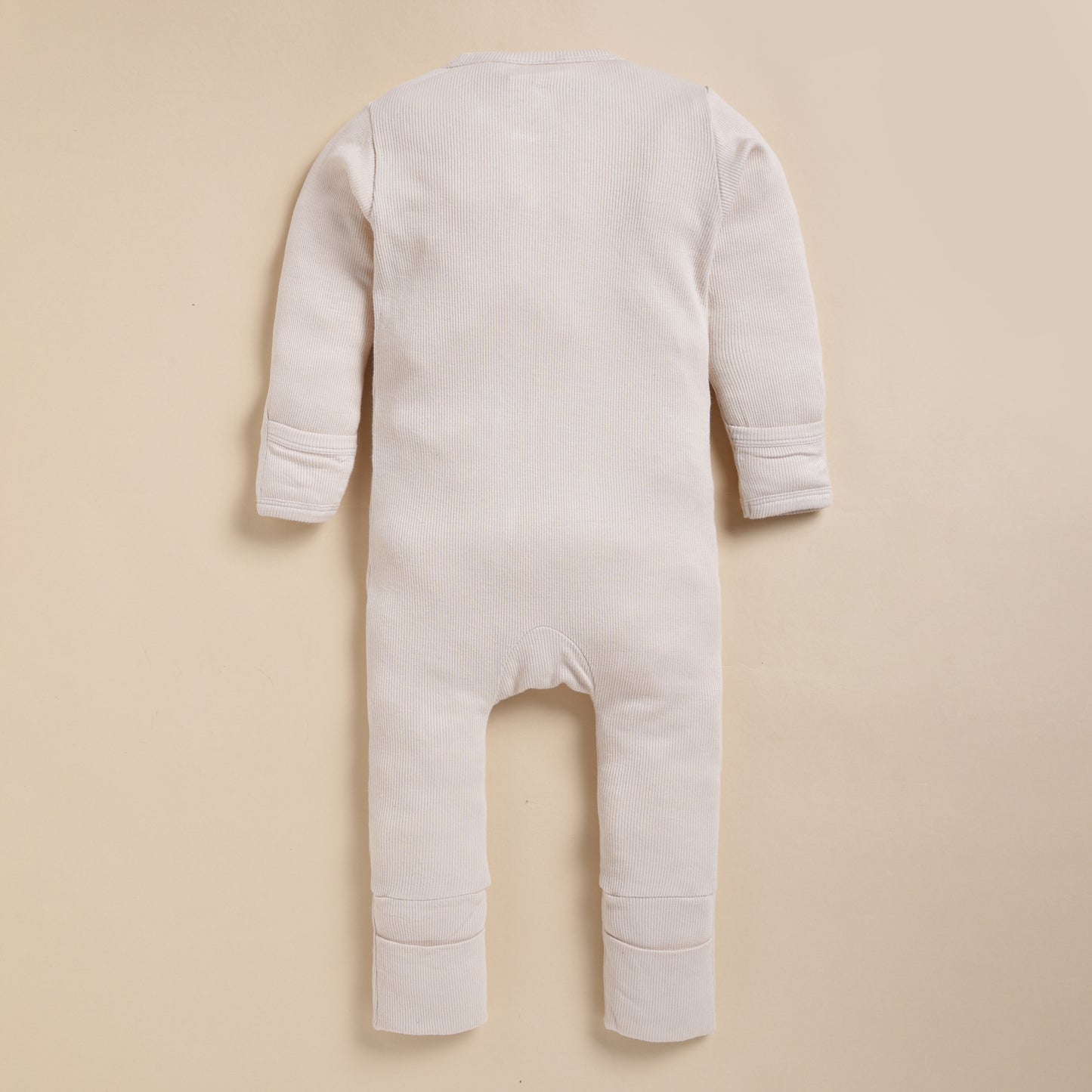 Oatmeal + Ginger Organic Zipsuit