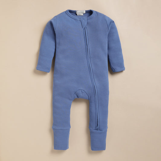 Light Denim Organic Zipsuit