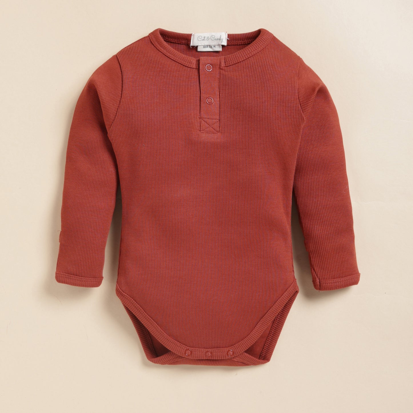Picante + Latte Organic Long Sleeve Bodysuit