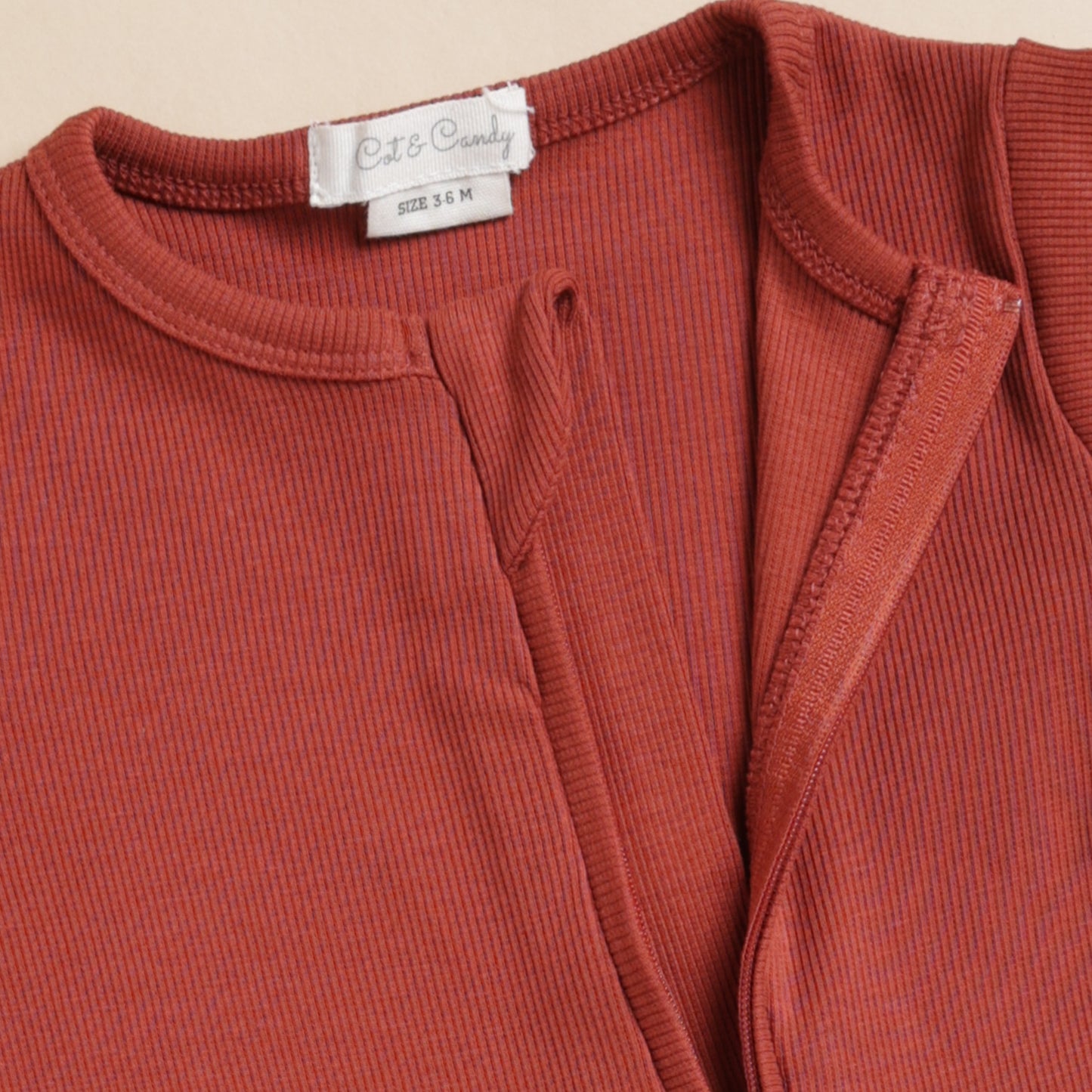 Picante + Latte Organic Zipsuit