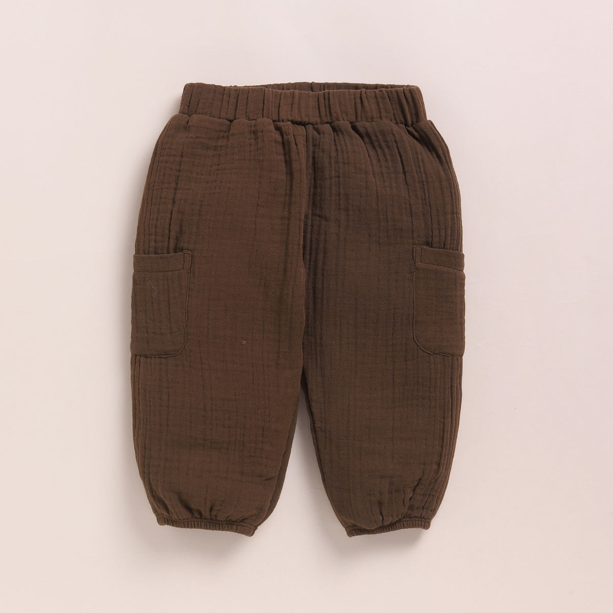 Milk + Cocoa Whisper Organic Muslin Long Sleeve Henley Tshirt With Lounge Pant Set