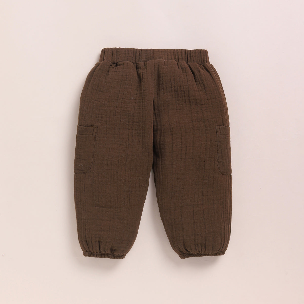 Milk + Cocoa Whisper Organic Muslin Long Sleeve Henley Tshirt With Lounge Pant Set