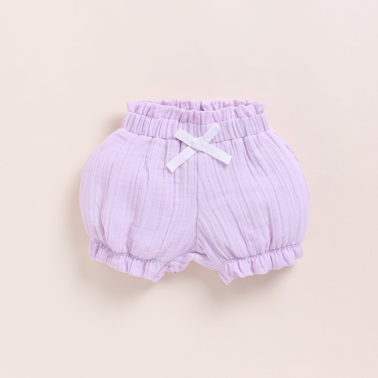 Lilac Organic Muslin Frill Top Set