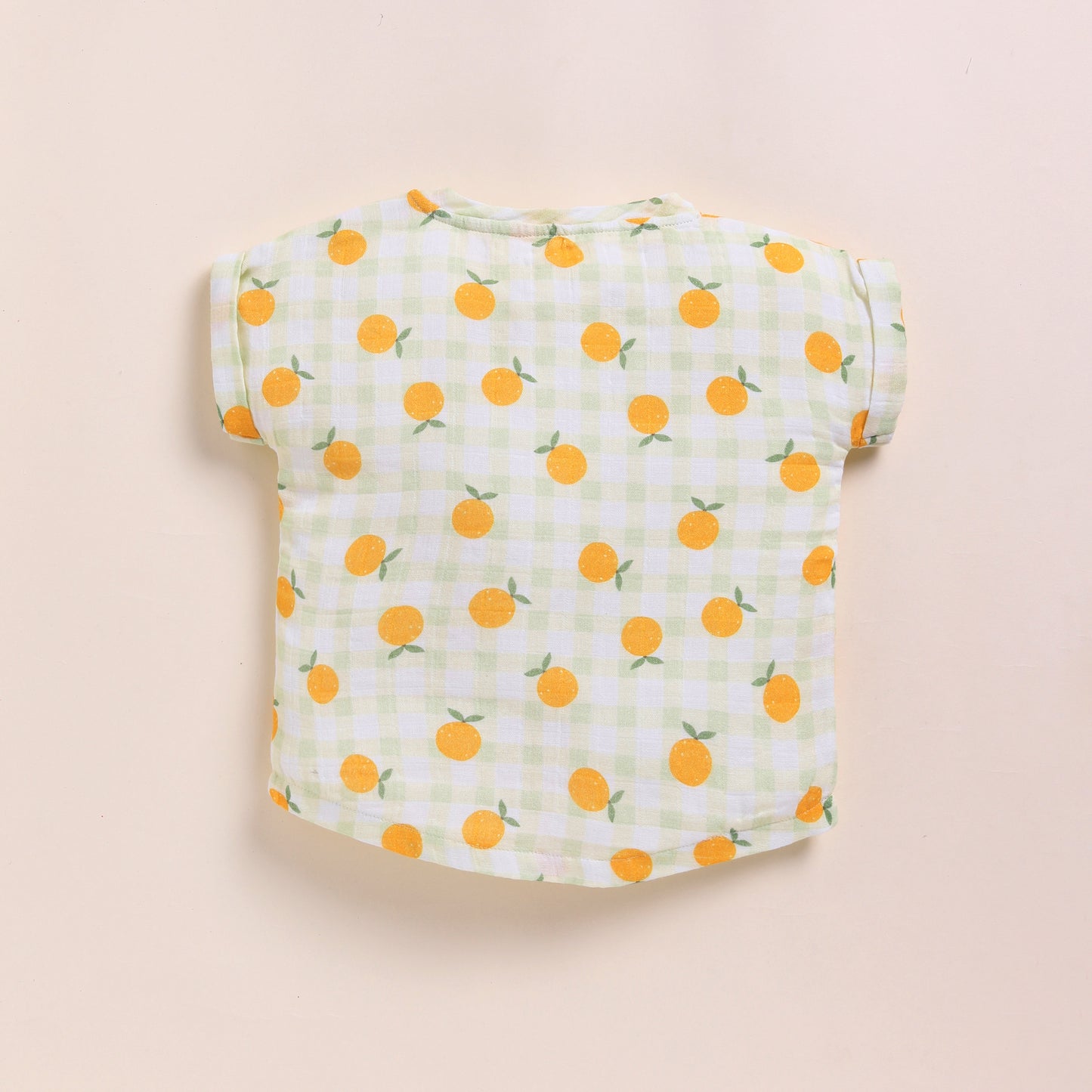 Orange + Strawberry + Spring Floral Organic Muslin Oversized Tees Pack Of 3