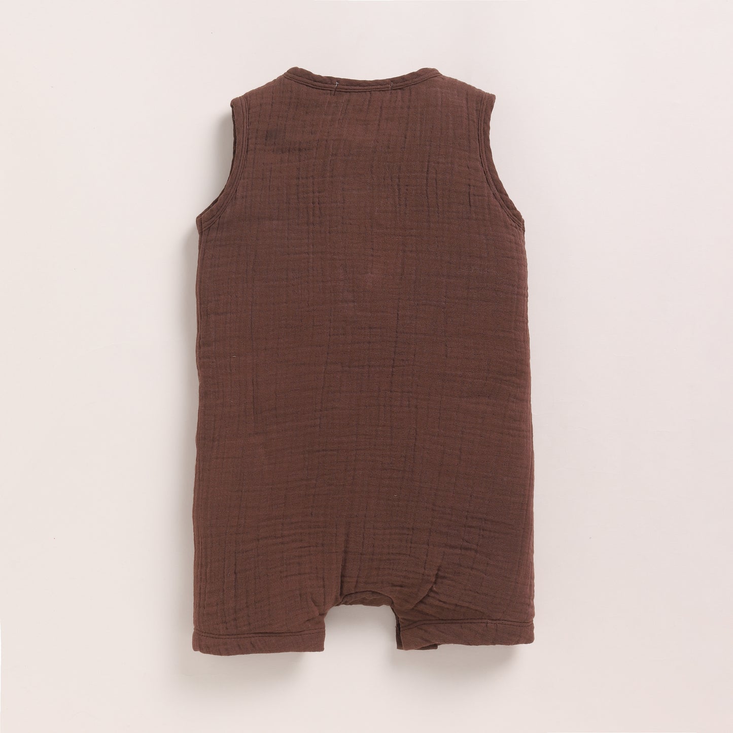 Milk + Cocoa Whisper Organic Muslin Half Romper Pack Of 2