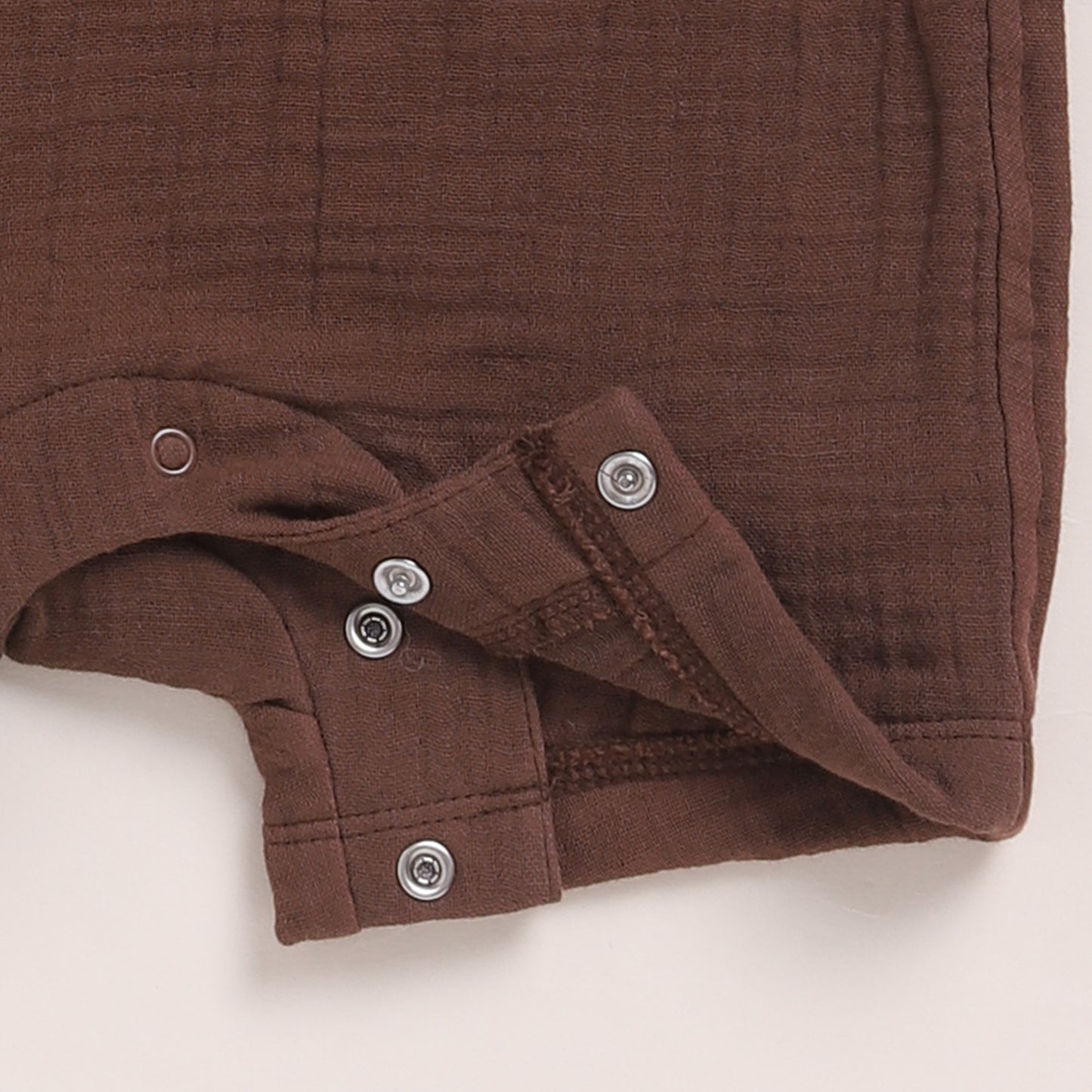 Milk + Cocoa Whisper Organic Muslin Half Romper Pack Of 2