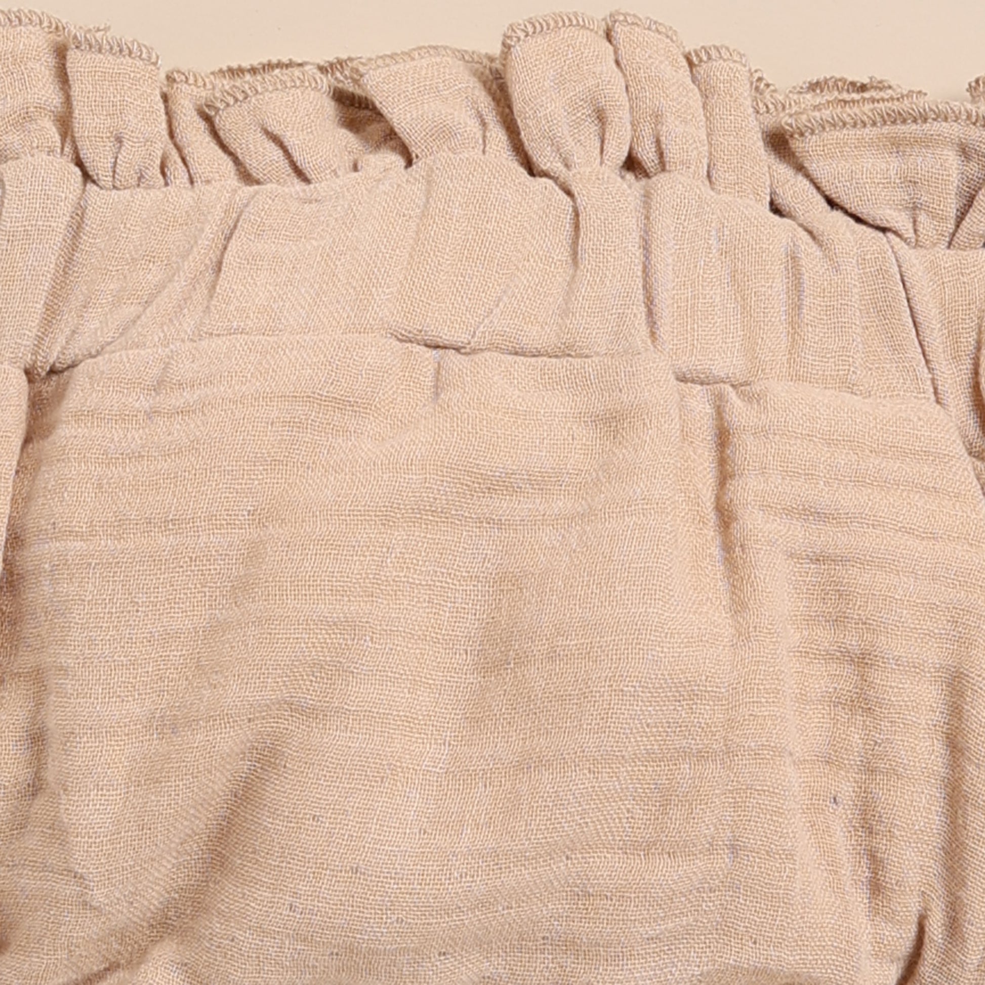 latte Organic Muslin High Waist Bloomer for 0-18 months baby