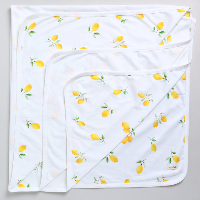 Lemon Love Collection Organic Swaddle Wrap for infants baby