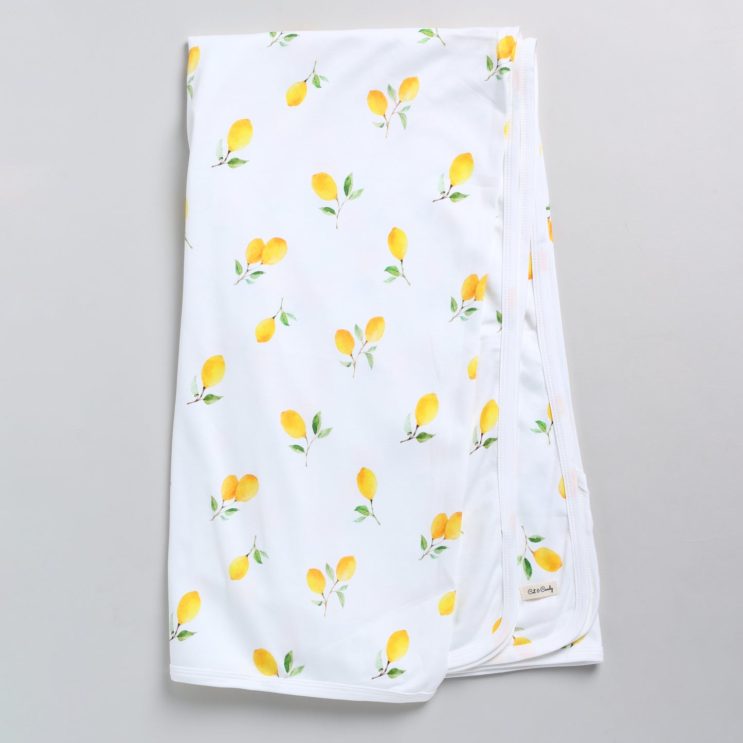 Lemon Love Collection Organic Swaddle Wrap for newborn baby