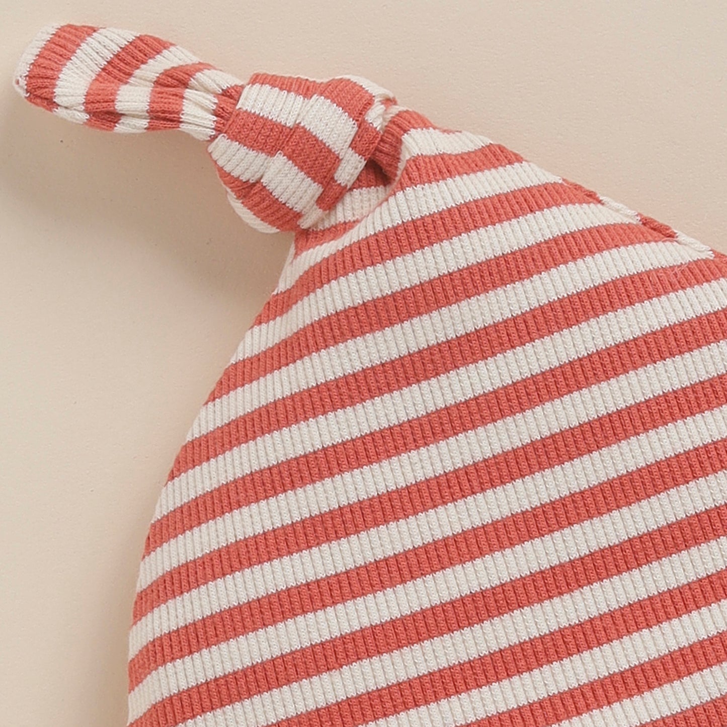 Berry Stripe Organic Beanie