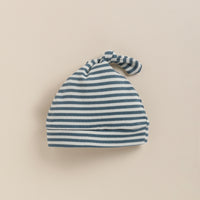 Load image into Gallery viewer, Teal Stripe Organic Beanie
