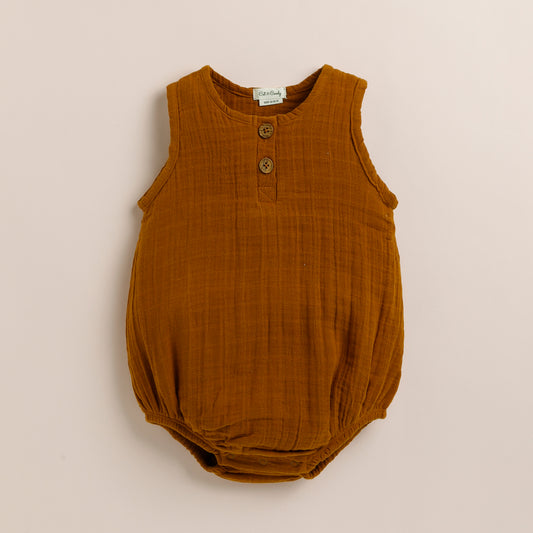 Ginger Organic Muslin Bubble Romper