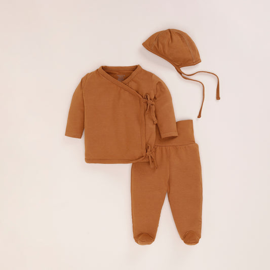 Desert Bronze Organic Layette Set