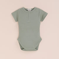 Load image into Gallery viewer, Sage Organic Short Sleeve Bodysuit
