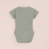 Load image into Gallery viewer, Sage Organic Short Sleeve Bodysuit
