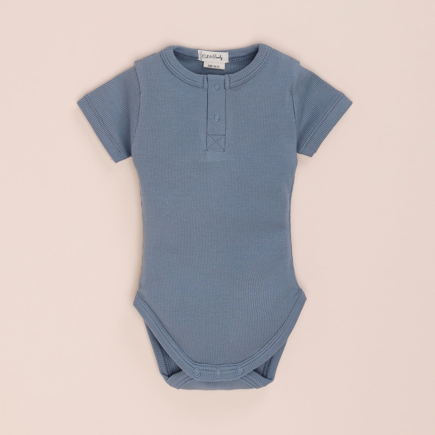 Aqua Organic Short Sleeve Bodysuit