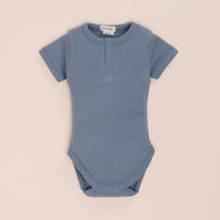 Load image into Gallery viewer, Aqua Organic Short Sleeve Bodysuit
