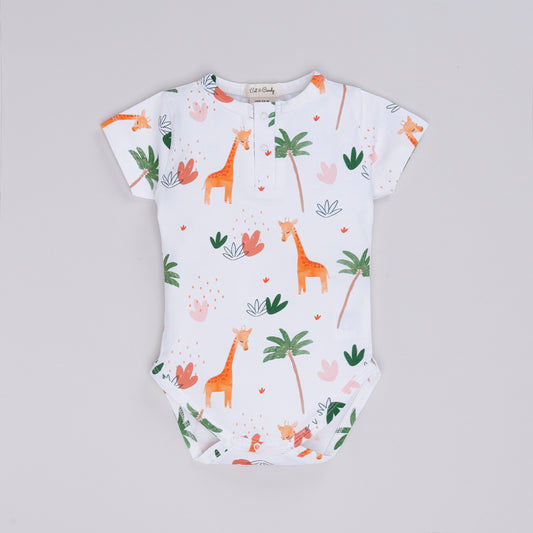 Dora the Giraffe Collection Organic Short sleeve Bodysuit